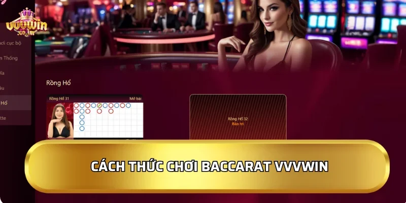 Cách thức chơi Baccarat VVVWin