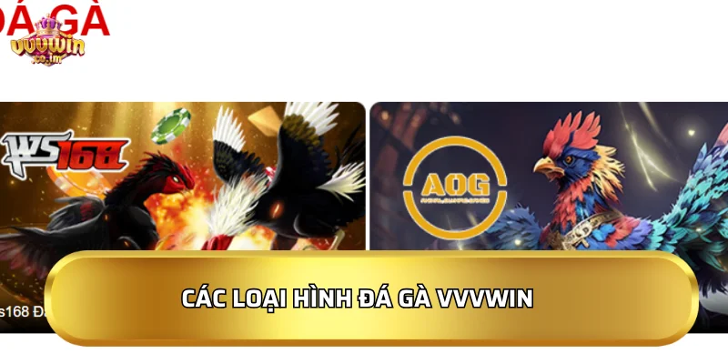 Các loại hình đá gà vvvwin mới nhất hiện nay